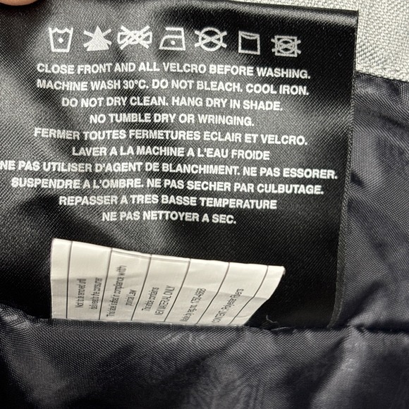 TechNine Winter Athletics Snowboarding Jacket Men's Size L Gray Black Varsity - Picture 7 of 16